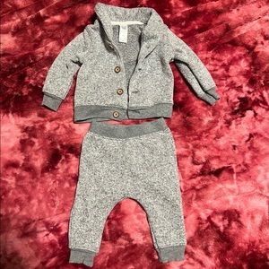 Just One You by Carter’s Gray “Formal” Sweatsuit 6M